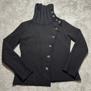 Gro a Live for Anthropologie Boiled Wool Asymmetrical Sweater Jacket - Size 42
